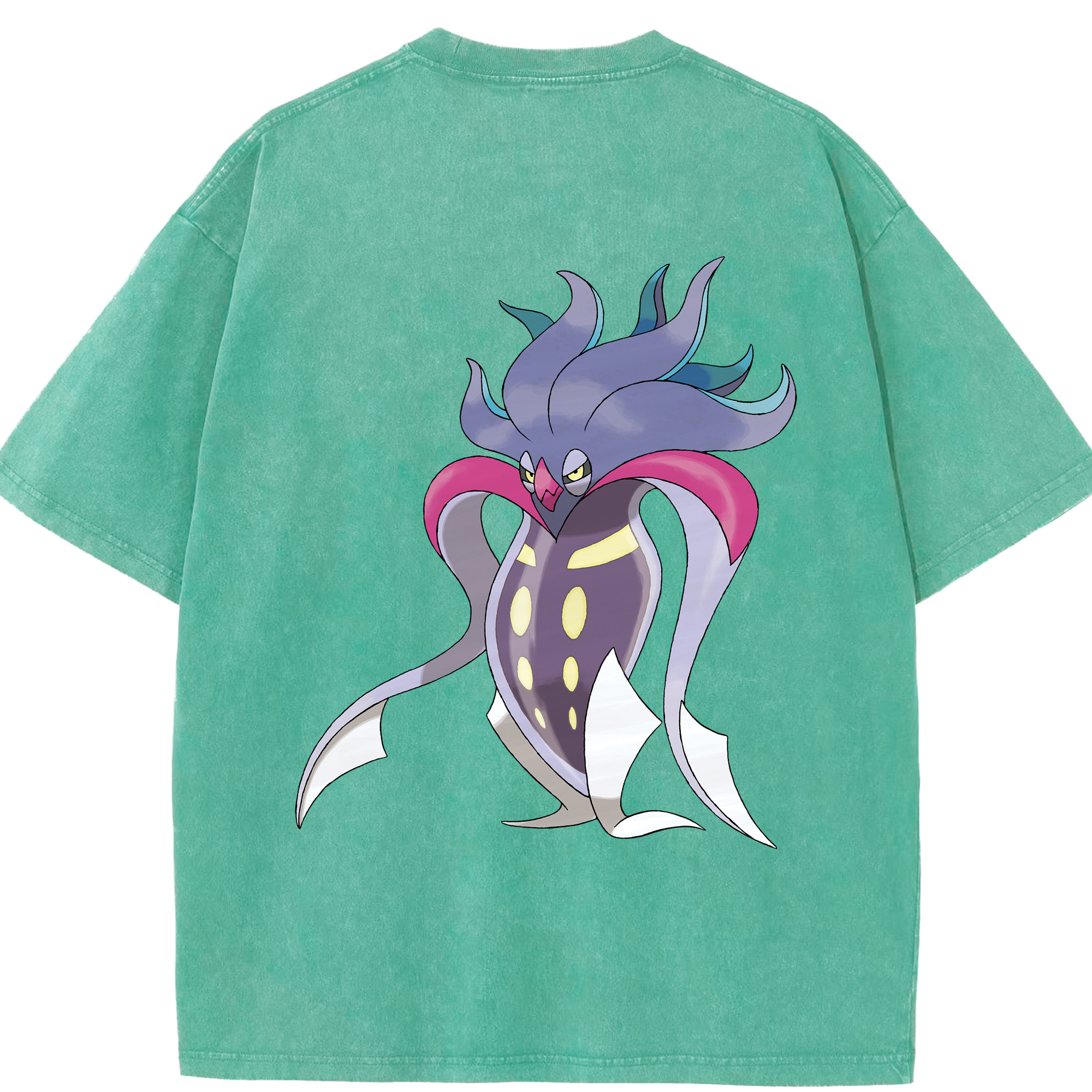 （画像用） ポケットモンスター Pokémon 綿100% ヴィンテージ風 半袖Tシャツ（背面プリント）